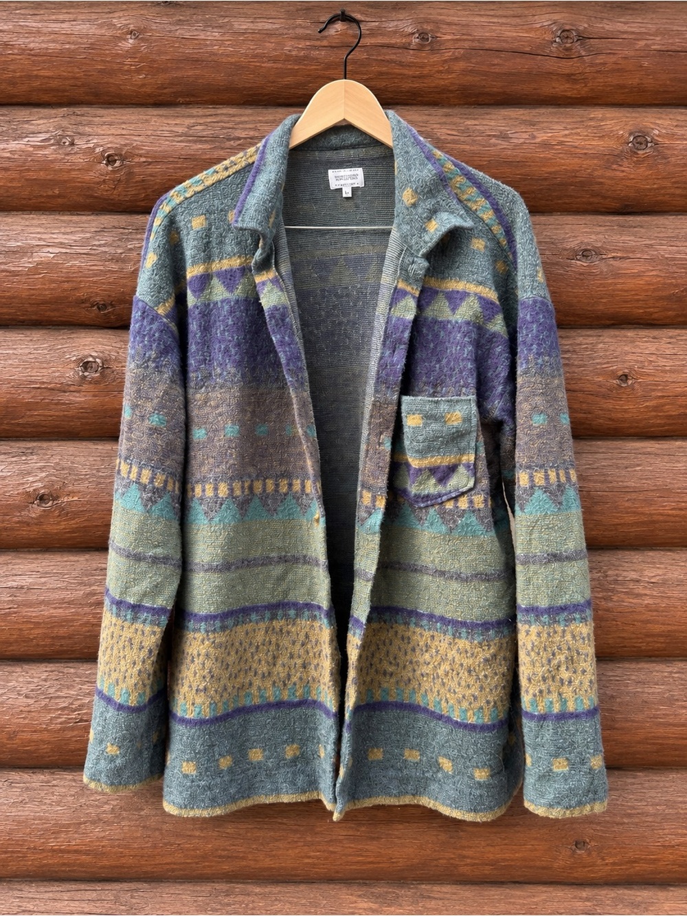 United Colors Of Benetton Multicolor Patterned Open-Front Cardigan